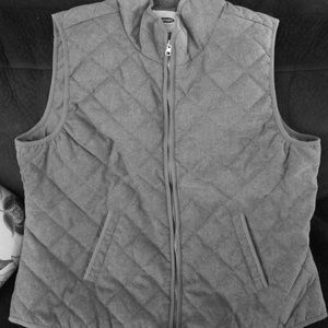 Grey old navy vest
